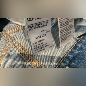 Levi’s rib cage straight ankle